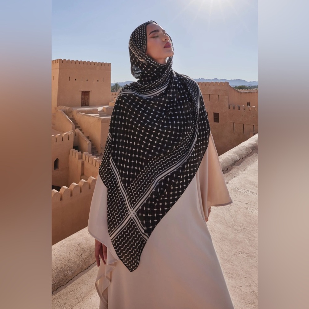 Veiled Collection Keffiyeh Modal Hijab- Rebel